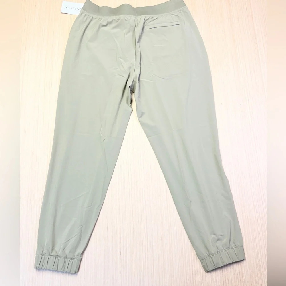 NEW Athleta Brooklyn Mid Rise Ankle Pant Womens 14 Olive Branch